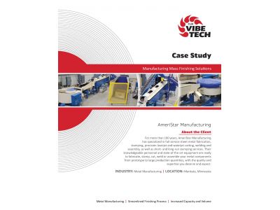 Case Study: Vibratory Inline System Consolidates Finishing of Multiple Parts Int