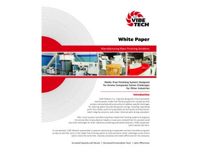 White Paper: Media-Free Finishing System White Paper: Media-Free Finishing System