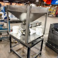 Fabrication Services, Stainless Steel Hopper, CLM Vibetech